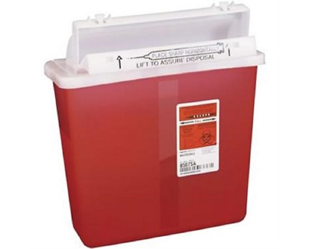 5 Quart Red Sharps Container